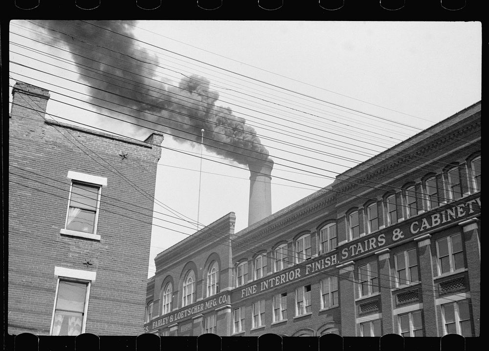 Sash and door mill, Dubuque, Iowa. Sourced from the Library of Congress.