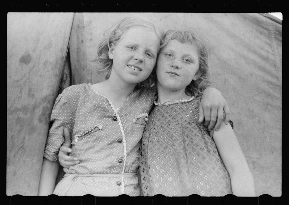 Migrant children, Berrien County, Michigan. Sourced from the Library of Congress.