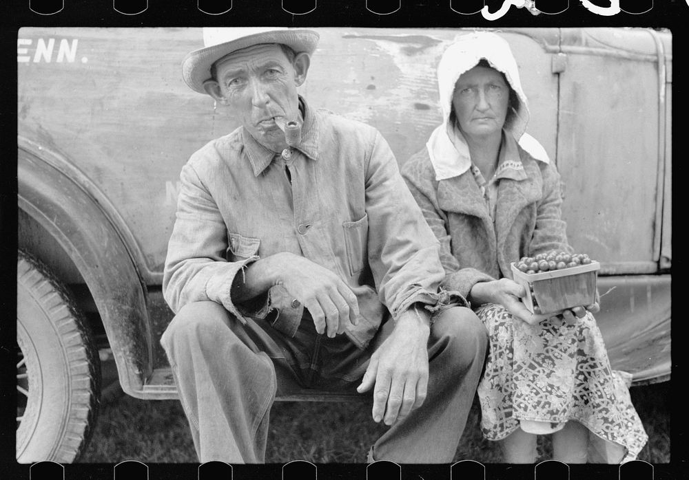 [Untitled photo, possibly related to: Migrant fruit worker from Arkansas, Berrien County, Michigan]. Sourced from the…