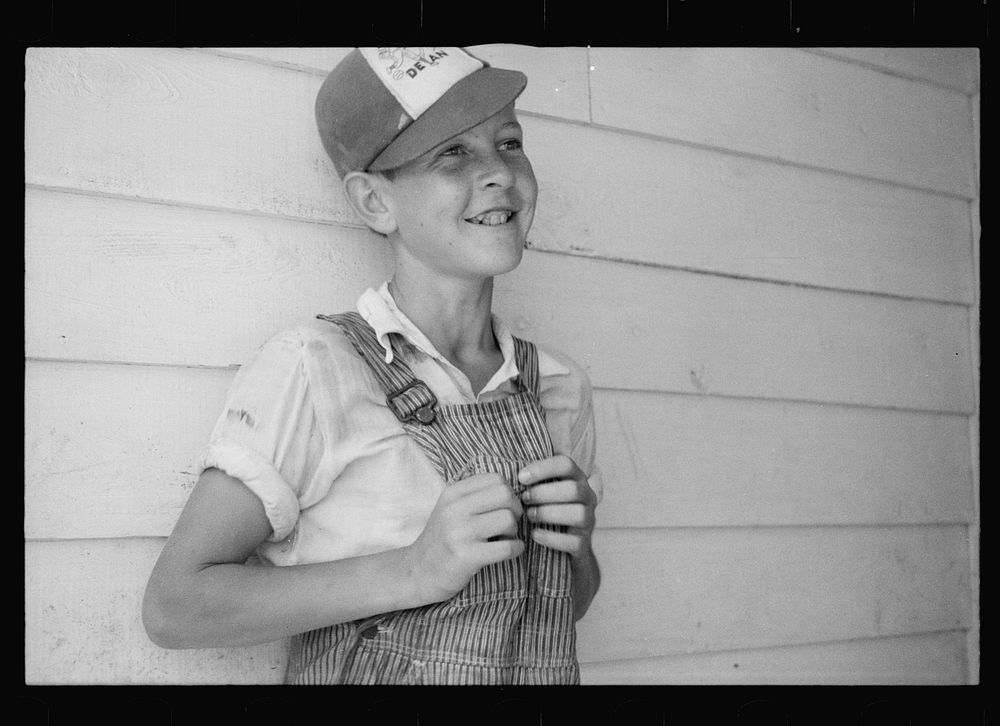 One of the children of the Dyess Colony Project who is a 4-H Club member, Mississippi County, Arkansas. Sourced from the…