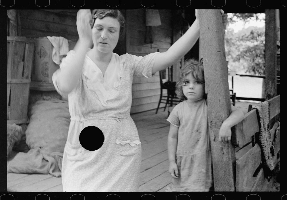 [Untitled photo, possibly related to: Sharecropper's son, Ozark Mountains, Arkansas]. Sourced from the Library of Congress.
