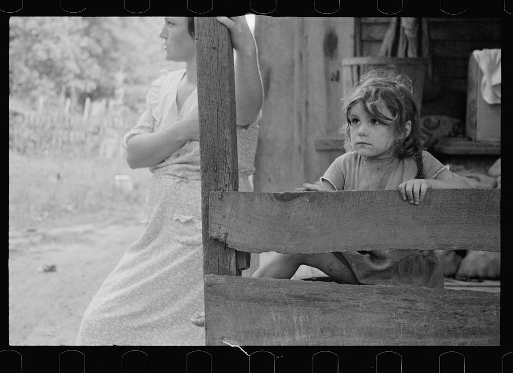 [Untitled photo, possibly related to: Sharecropper's son, Ozark Mountains, Arkansas]. Sourced from the Library of Congress.