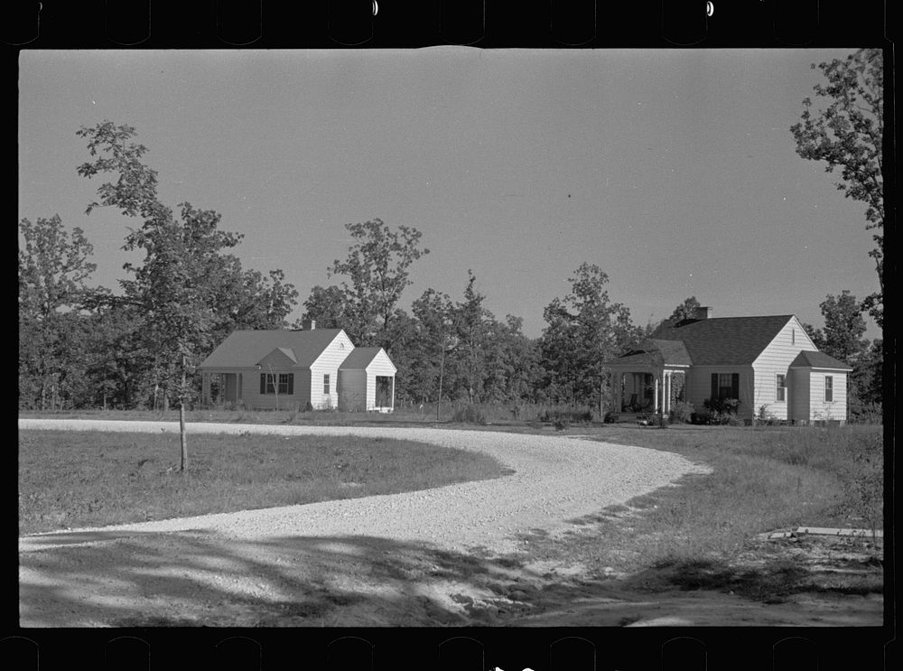 View of Tupelo Homesteads Project, Mississippi. Sourced from the Library of Congress.