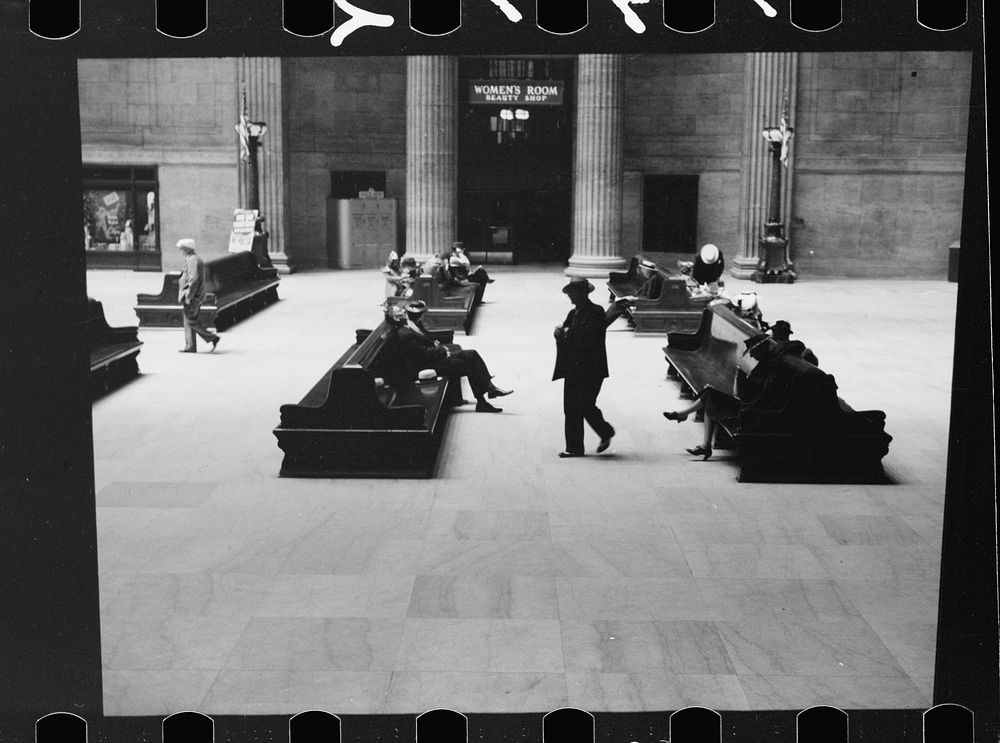 Union Station, Chicago, Illinois. Sourced from the Library of Congress.
