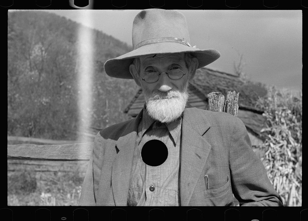 [Untitled photo, possibly related to: Postmaster at Old Rag, Shenandoah National Park, Virginia]. Sourced from the Library…