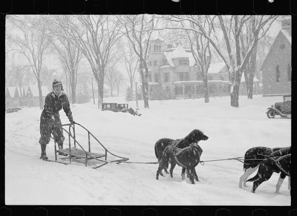 Snow carnival, Lancaster, New Hampshire. Sourced from the Library of Congress.