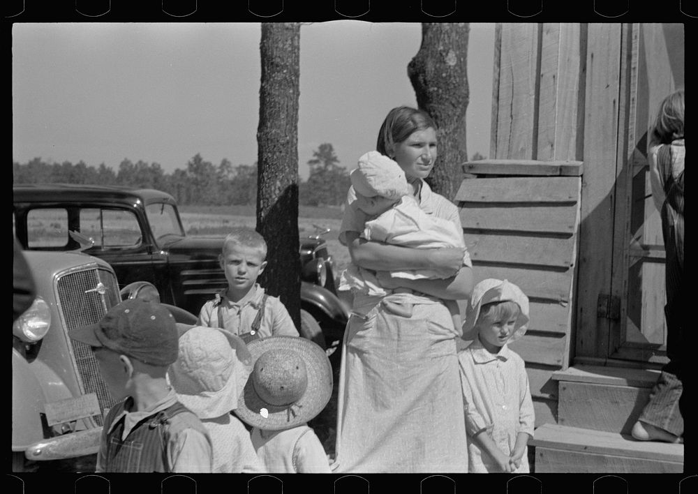 [Untitled photo, possibly related to: Wife and children of resettled farmer, Jackson County, Alabama]. Sourced from the…
