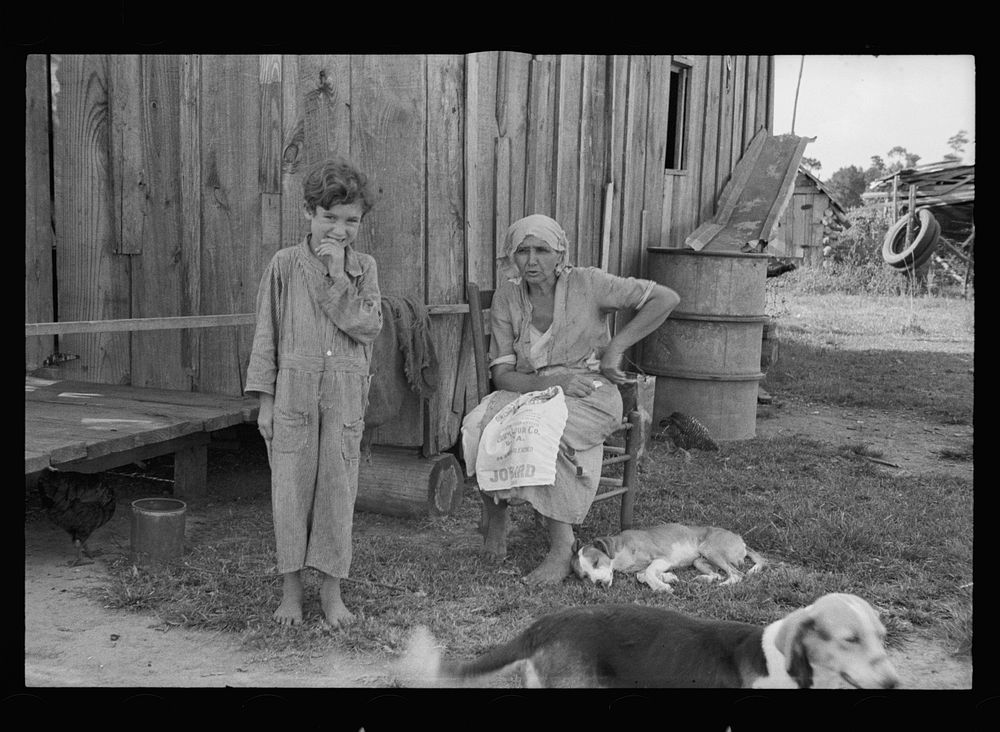 [Untitled photo, possibly related to: Wife and child of sharecropper, Tangipahoa Parish, Louisiana]. Sourced from the…