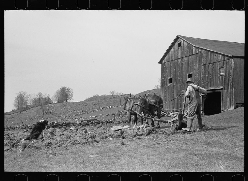 Vermont farmer. Sourced from the Library of Congress.