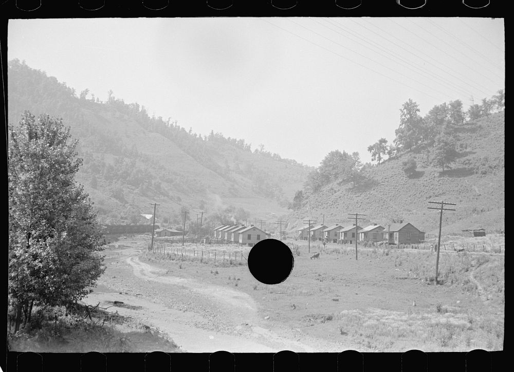 [Untitled photo, possibly related to: Mining town, Floyd County, Kentucky]. Sourced from the Library of Congress.