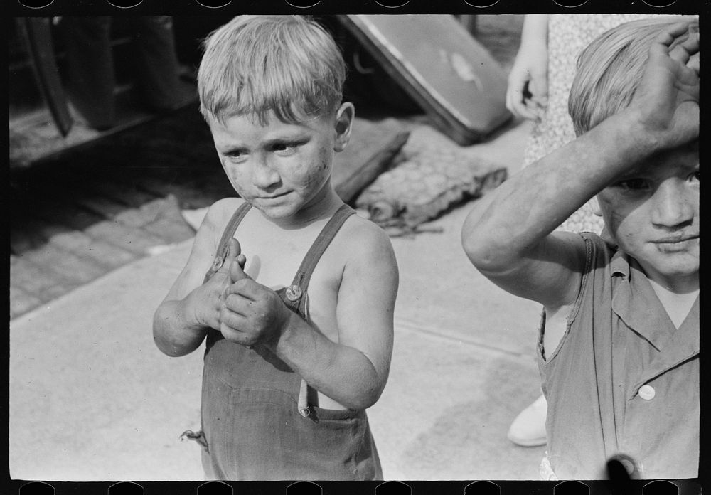 Steelworker's son, Pittsburgh, Pennsylvania. Sourced from the Library of Congress.