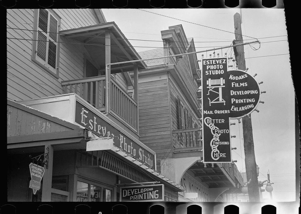 Photo studio, Key West, Florida. Sourced from the Library of Congress.