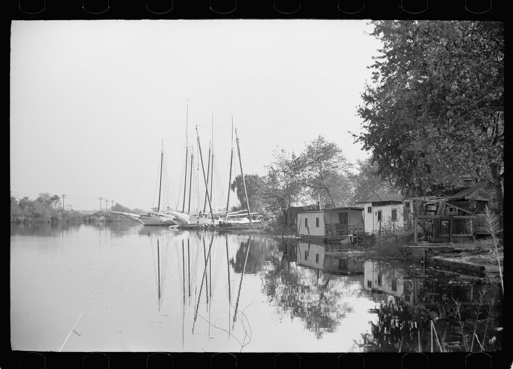 [Untitled photo, possibly related to: Oyster fishing boats, Bivalve, New Jersey]. Sourced from the Library of Congress.