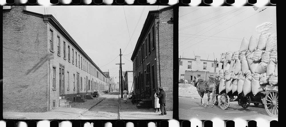 [Untitled photo, possibly related to: Slum alley, Camden, New Jersey]. Sourced from the Library of Congress.