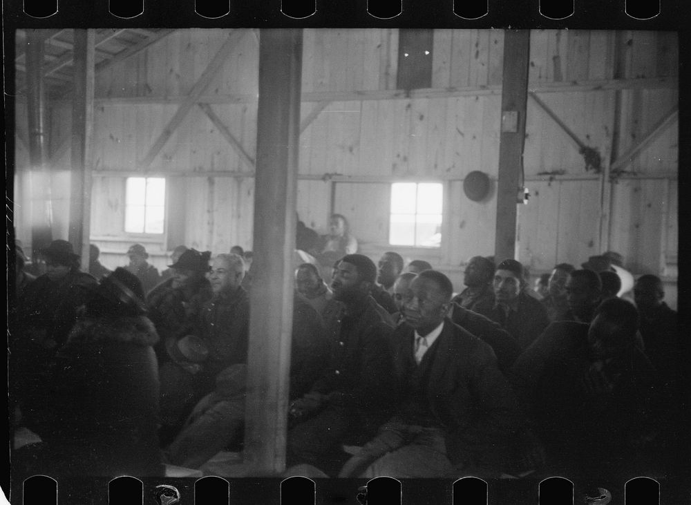 [Untitled photo, possibly related to: Family at annual meeting of cooperative, Southeast Missouri Farms]. Sourced from the…