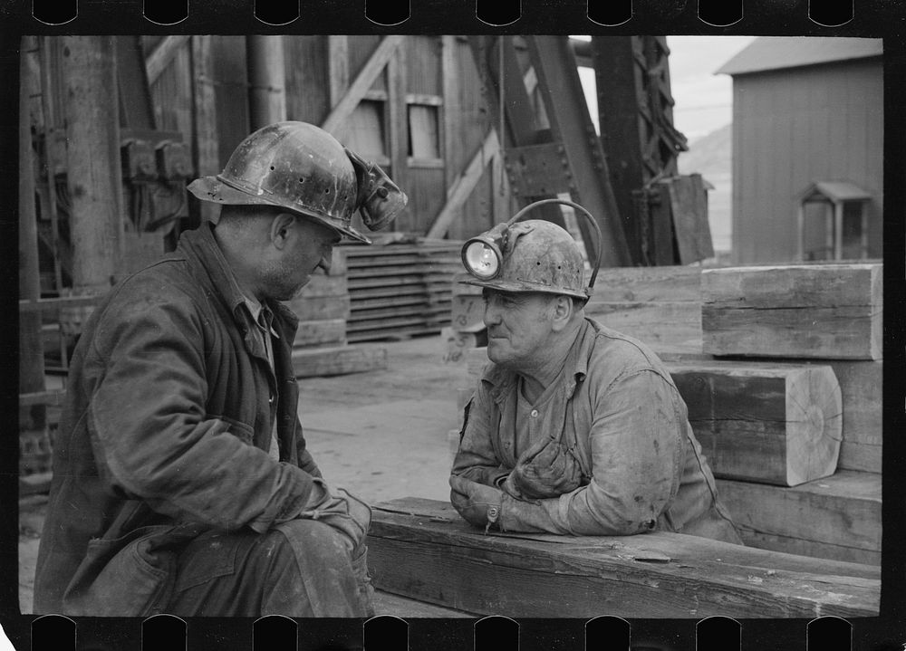 [Untitled photo, possibly related to: Copper miner, Butte, Montana]. Sourced from the Library of Congress.