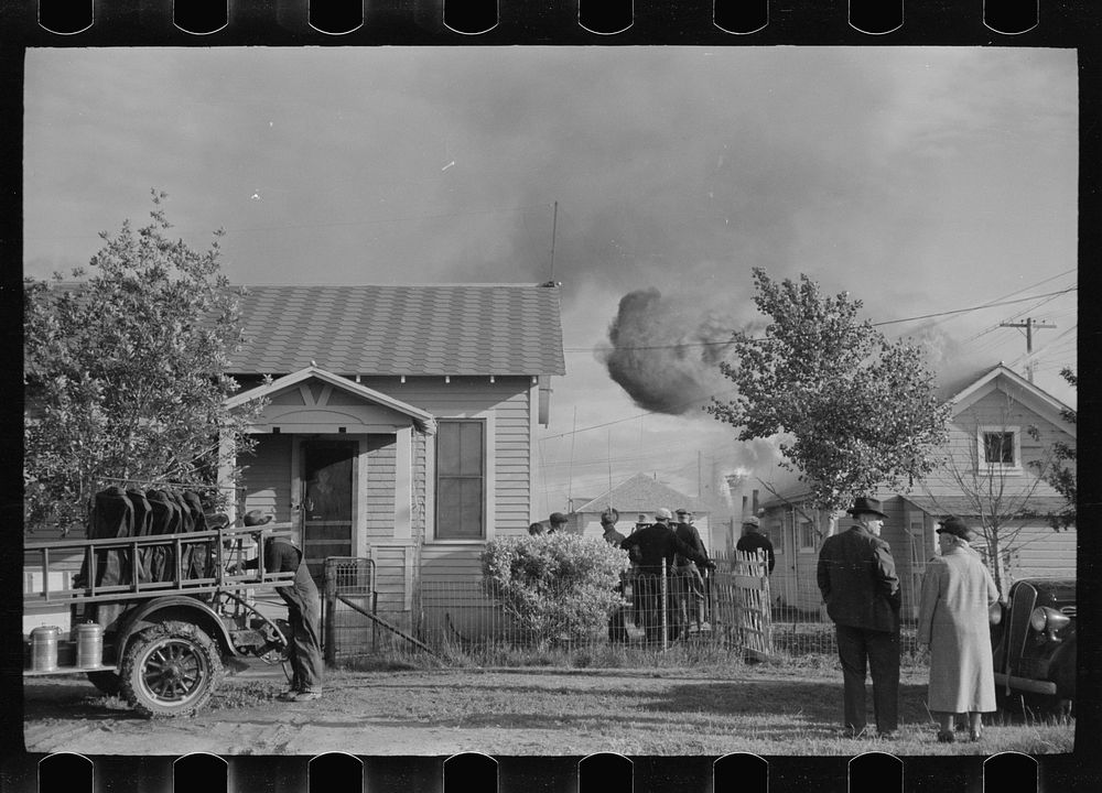 Fire, Terry, Montana. Sourced from the Library of Congress.
