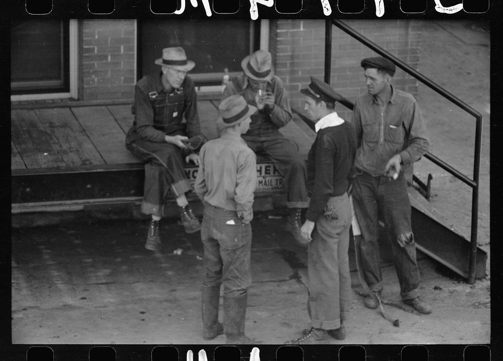 [Untitled photo, possibly related to: Sheep handler, stockyards, Denver, Colorado]. Sourced from the Library of Congress.