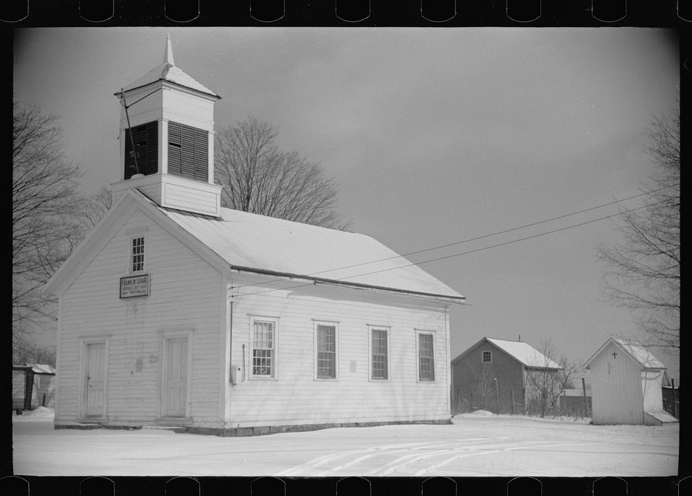 [Untitled photo, possibly related to: Rural school, Orange County, New York]. Sourced from the Library of Congress.