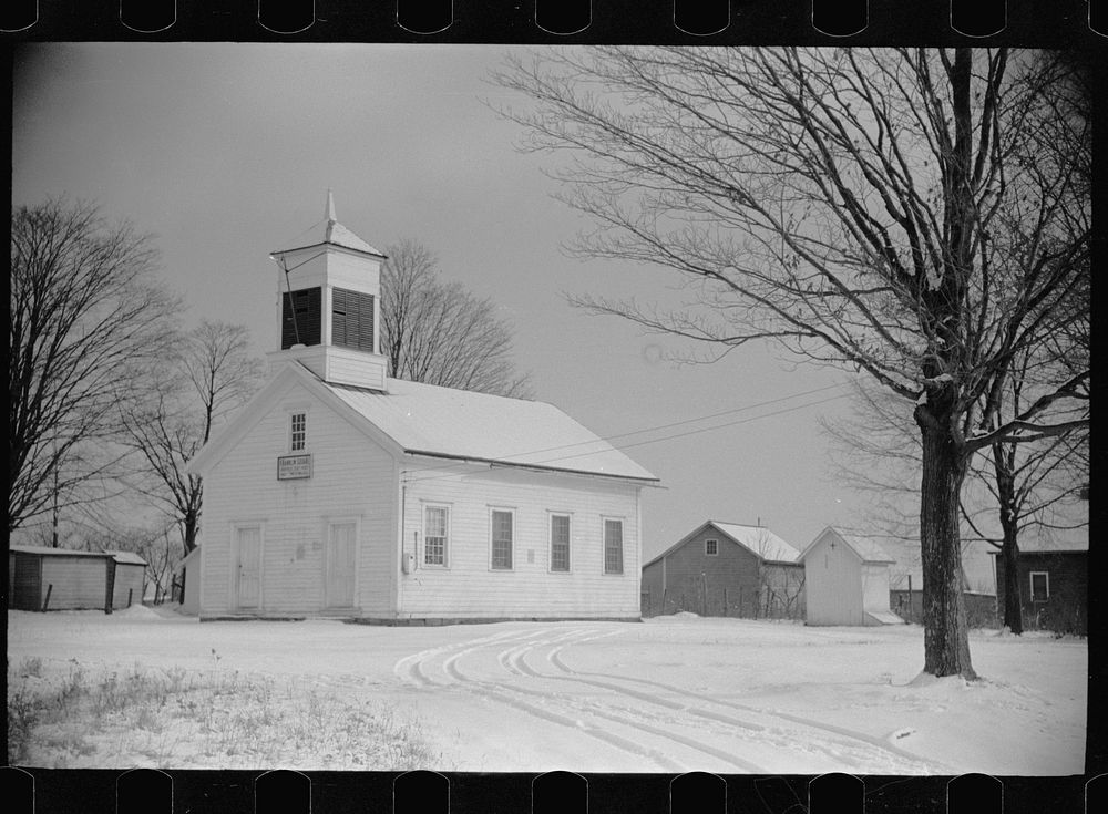 Rural school, Orange County, New York. Sourced from the Library of Congress.