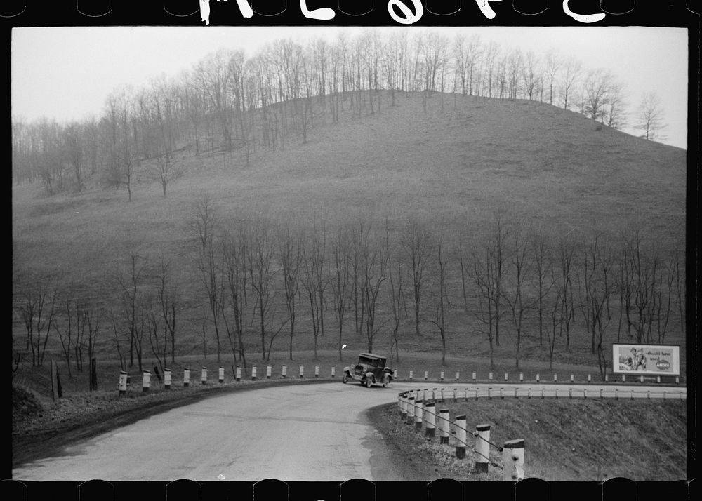 Highway U.S. 50, Mineral County, West Virginia. Sourced from the Library of Congress.