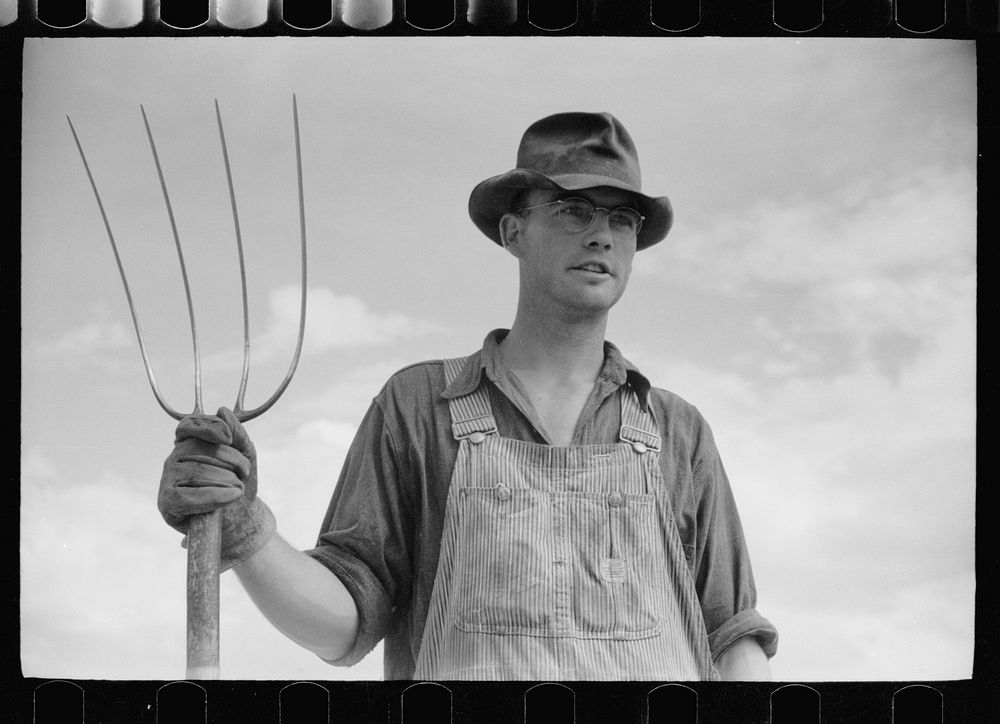 [Untitled photo, possibly related to: One of the homesteaders, San Luis Valley Farms, Alamosa, Colorado]. Sourced from the…