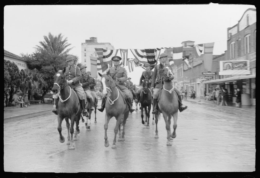 [Untitled photo, possibly related to: Children's parade, Charro Days fiesta, Brownsville, Texas]. Sourced from the Library…