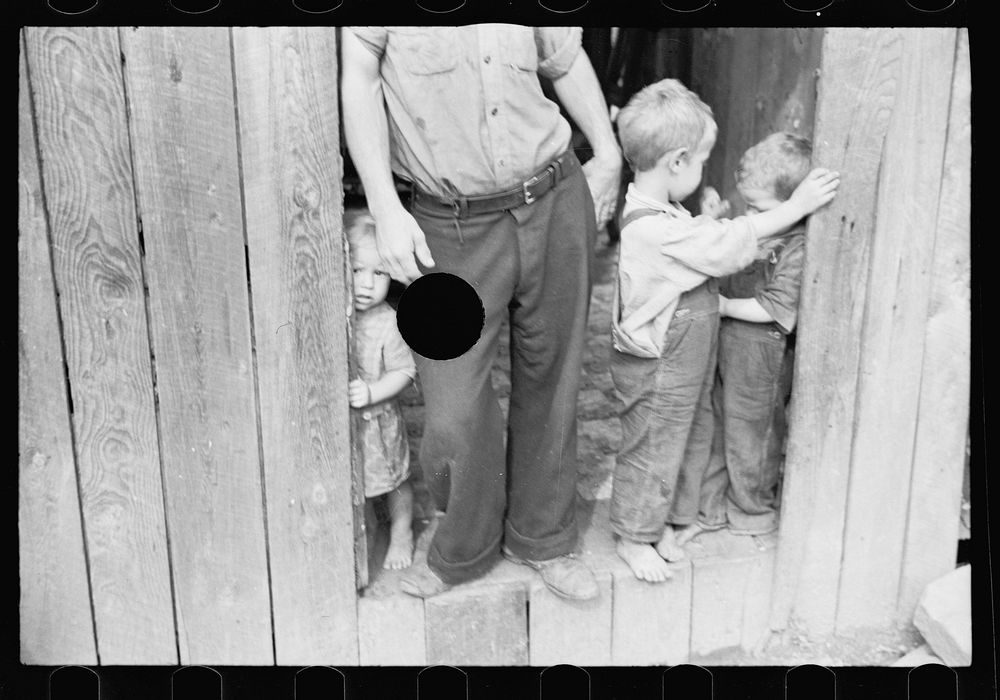[Untitled photo, possibly related to: Rehabilitation client, Garrett County, Maryland]. Sourced from the Library of Congress.