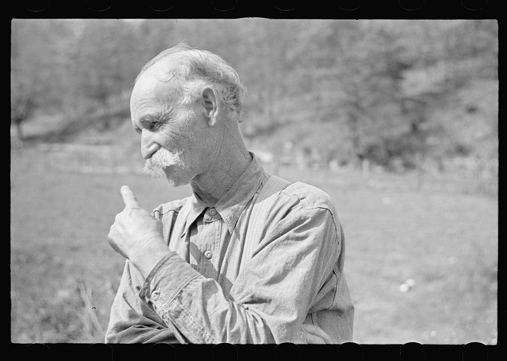 Farmer, local type, Brown County, Indiana. Sourced from the Library of Congress.