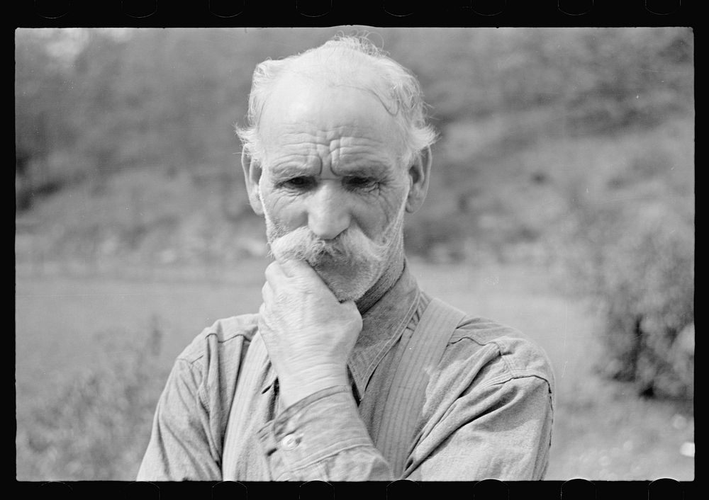 Farmer, local type, Brown County, Indiana. Sourced from the Library of Congress.