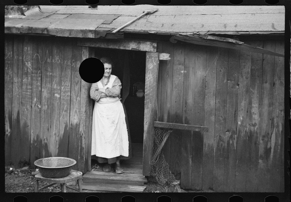 [Untitled photo, possibly related to: Rehabilitation client's wife, Jackson County, Ohio]. Sourced from the Library of…