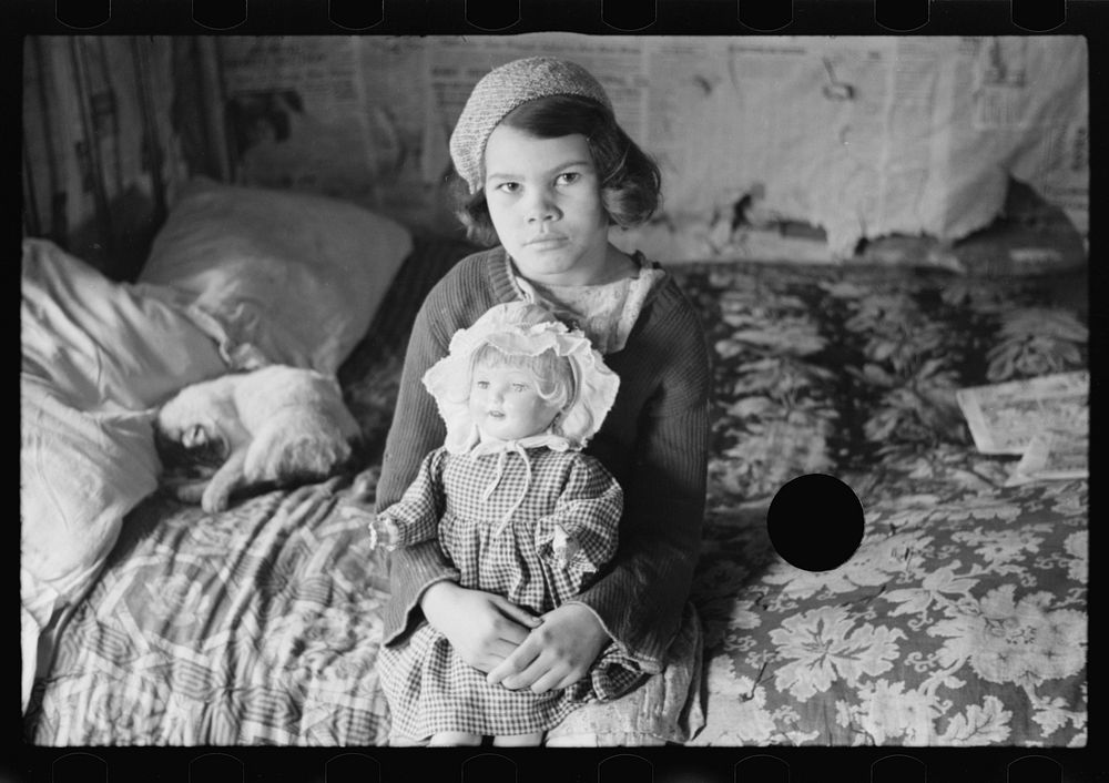 [Untitled photo, possibly related to: Child of rehabilitation client, Jackson County, Ohio]. Sourced from the Library of…