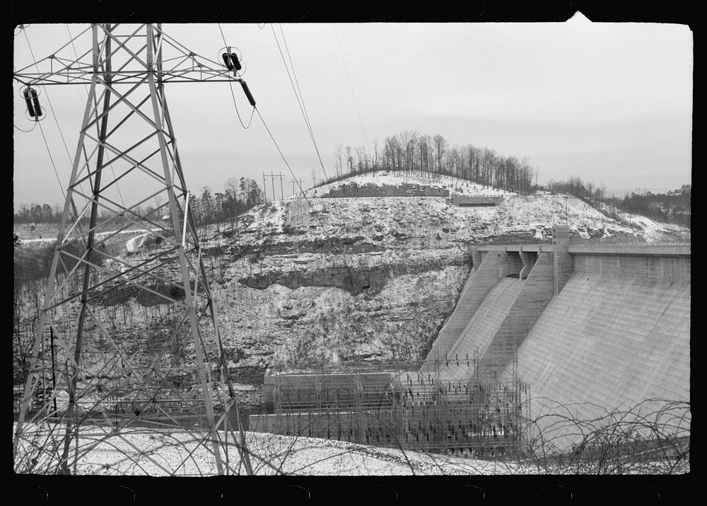 [Untitled photo, possibly related to: Norris Dam, Tennessee]. Sourced from the Library of Congress.