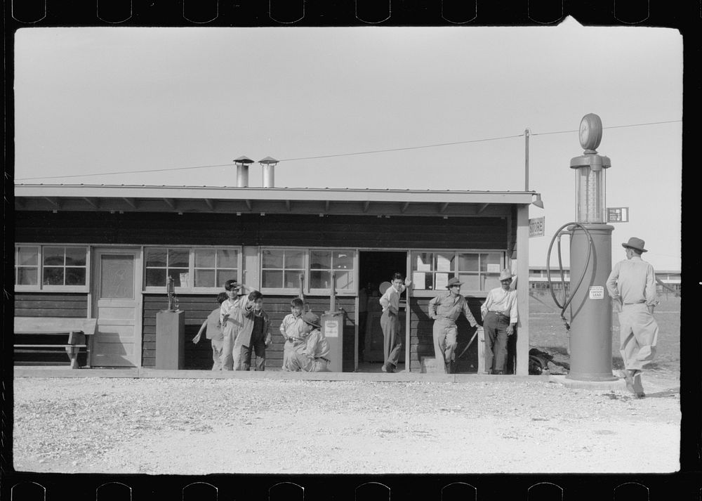 [Untitled photo, possibly related to: Community store, FSA (Farm Security Administration) camp, Sinton, Texas]. Sourced from…