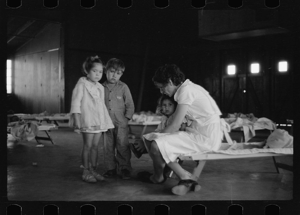 [Untitled photo, possibly related to: Nursery school child, FSA (Farm Security Administration) camp, Sinton, Texas]. Sourced…