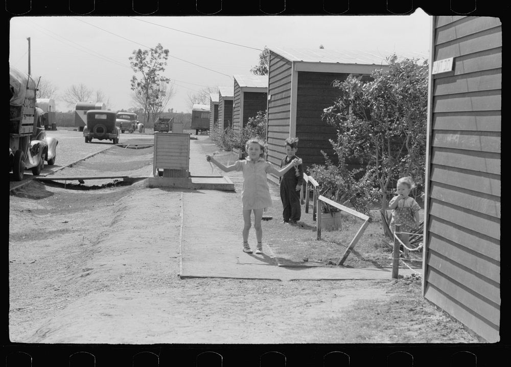 [Untitled photo, possibly related to: Community store, FSA (Farm Security Administration) camp, Weslaco, Texas]. Sourced…