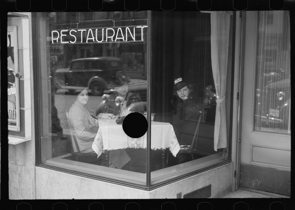 [Untitled photo, possibly related to: Sunday dinner, Jackson, Ohio]. Sourced from the Library of Congress.