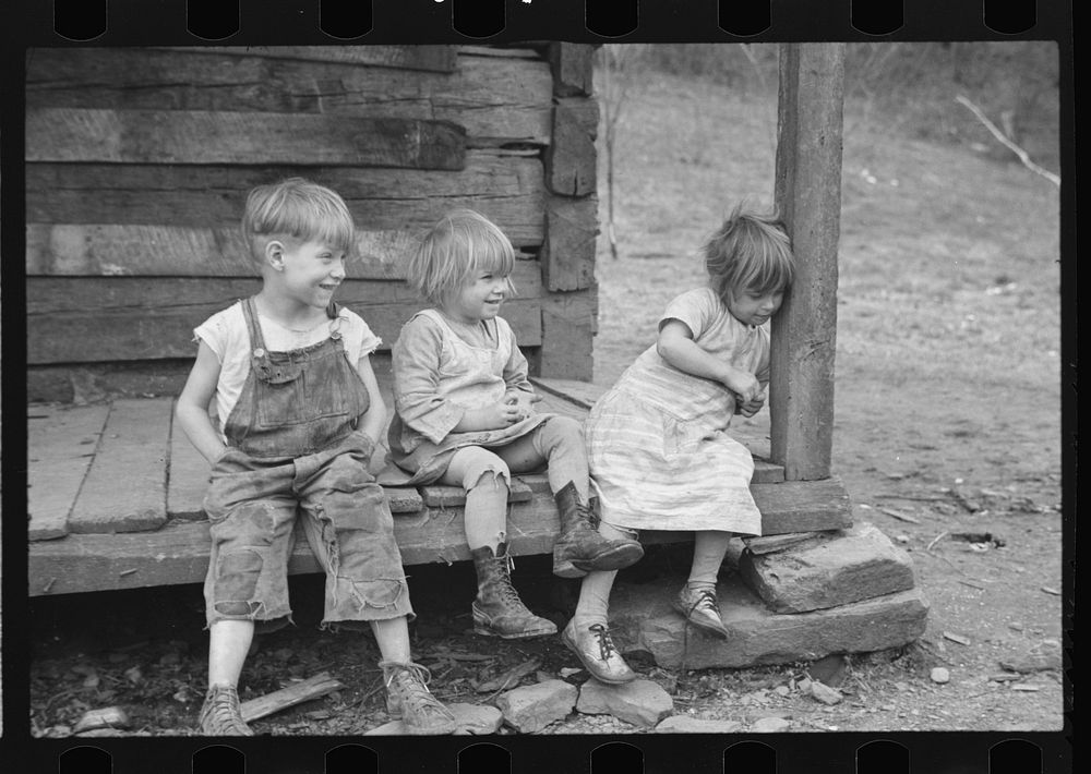 Younger part of a family of ten to be resettled on Ross-Hocking Land Project near Chillicothe, Ohio. Sourced from the…