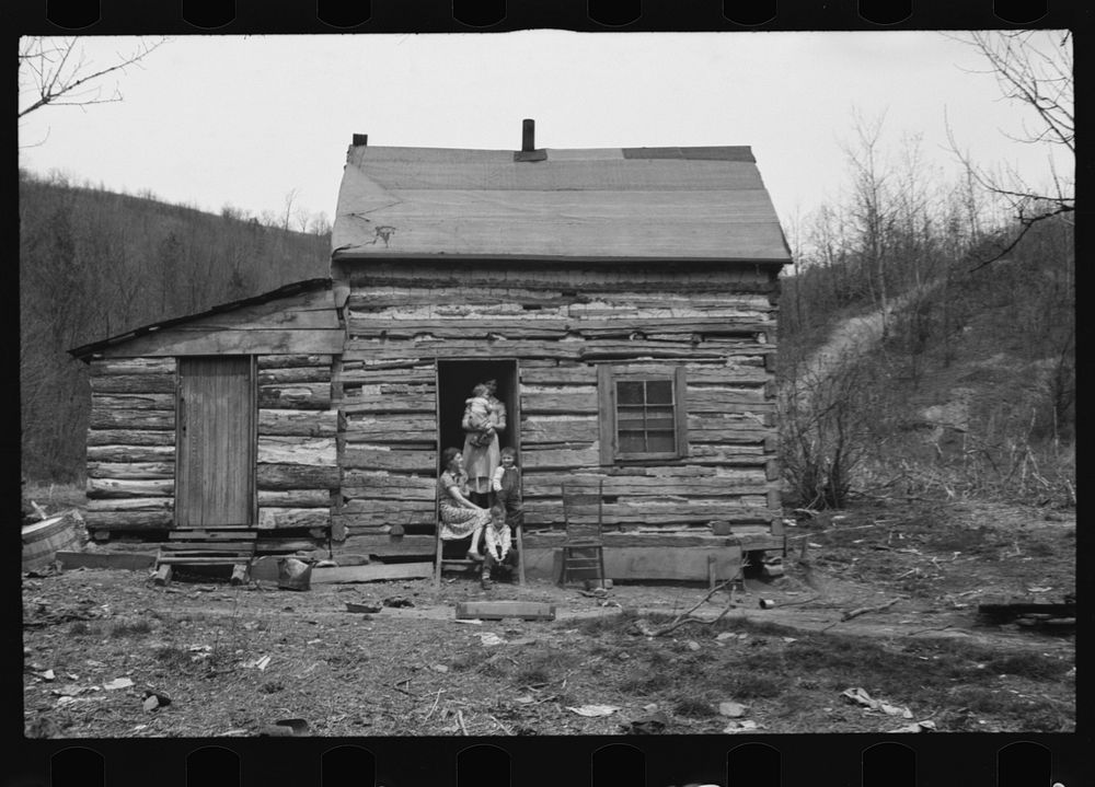 [Untitled photo, possibly related to: Mother of family of five to be resettled on Ross-Hocking Land Project near…