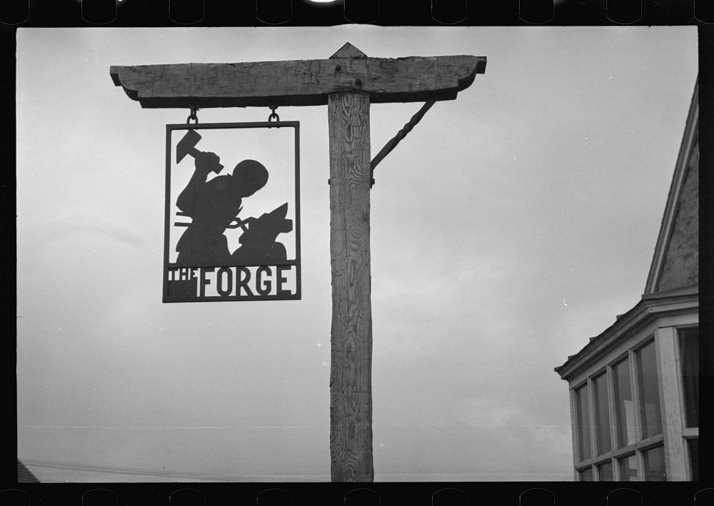 The forge, Reedsville, West Virginia. Sourced from the Library of Congress.