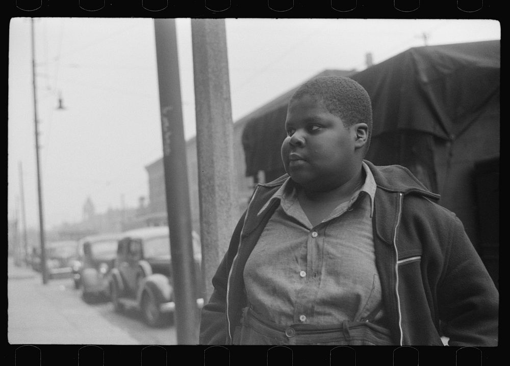  boy, Chicago, Illinois. Sourced from the Library of Congress.
