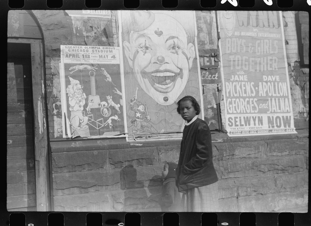 Circus posters, Black Belt, Chicago, Illinois. Sourced from the Library of Congress.