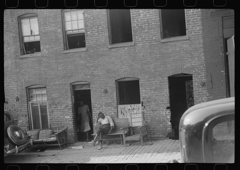 es and their home in the alley dwelling area. Note: building next door is gutted. Washington, D.C.. Sourced from the Library…