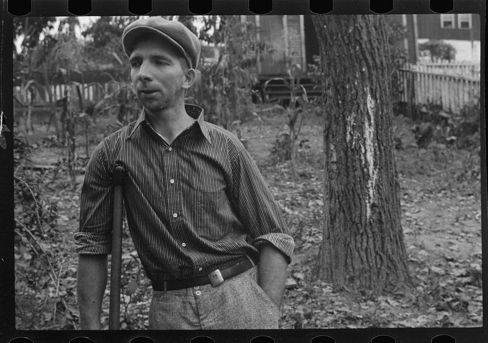 Crippled miner, Westmoreland, County, Pennsylvania. Sourced from the Library of Congress.
