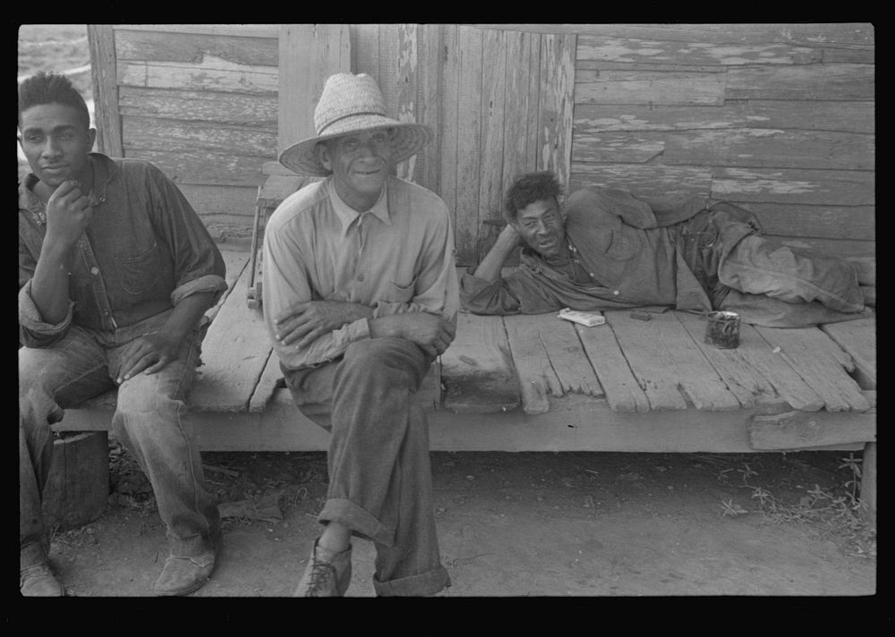 [Untitled photo, possibly related to: Unemployed trapper, Plaquemines Parish, Louisiana]. Sourced from the Library of…