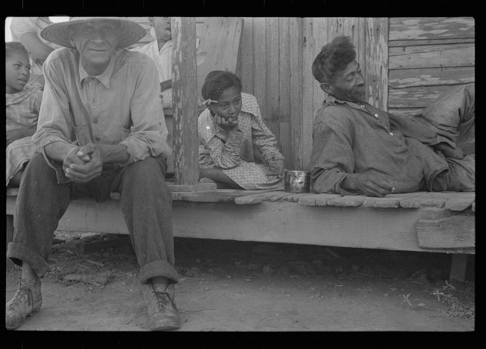 [Untitled photo, possibly related to: Children of unemployed trapper, Plaquemines Parish, Louisiana]. Sourced from the…