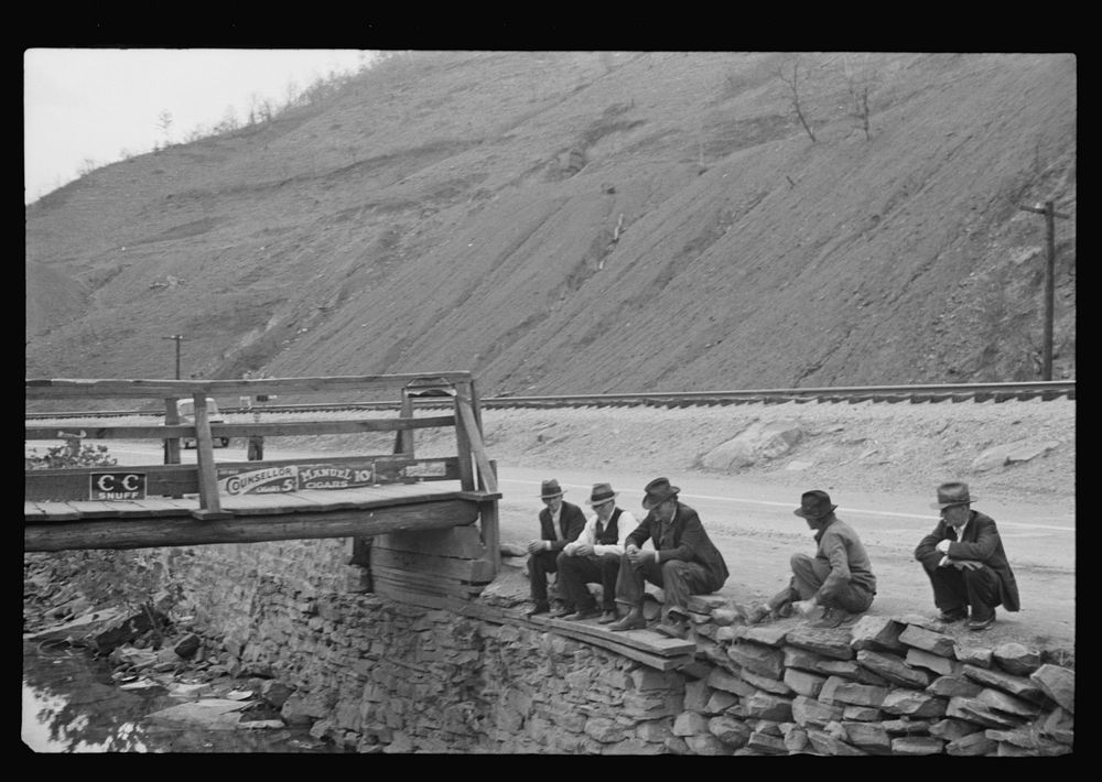 [Untitled photo, possibly related to: Coal slack pile near Omar, West Virginia]. Sourced from the Library of Congress.