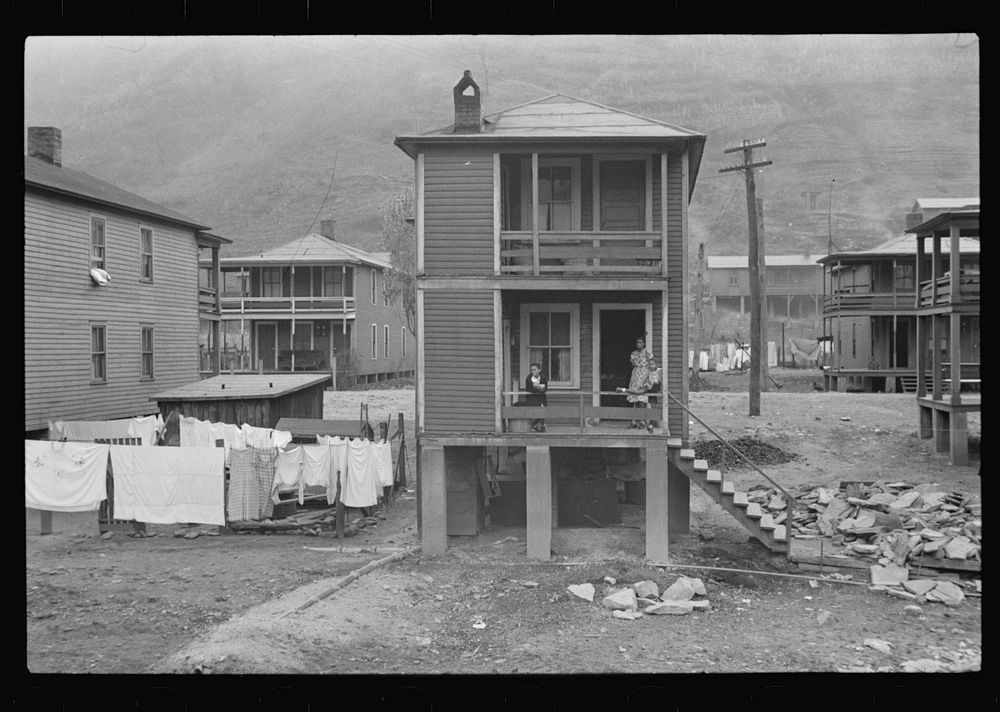 [Untitled photo, possibly related to: Tenement houses, Omar, West Virginia]. Sourced from the Library of Congress.