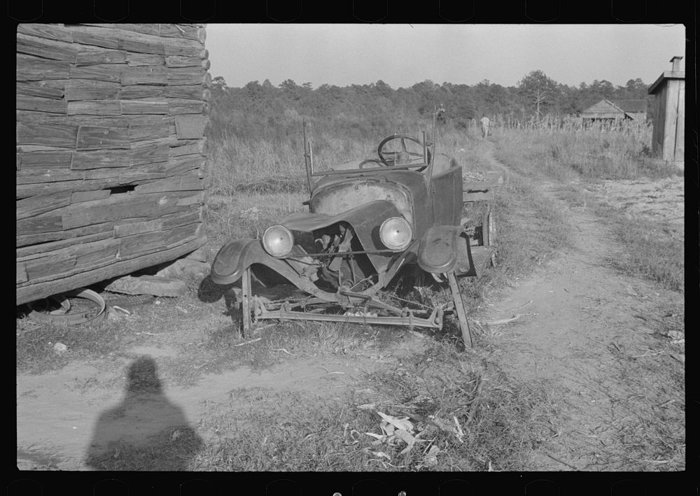 [Untitled photo, possibly related to: Car belonging to strawberry picker, Hammond, Louisiana]. Sourced from the Library of…