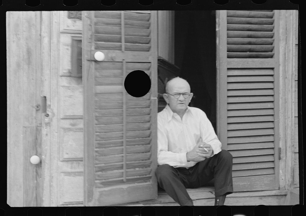 [Untitled photo, possibly related to: Resident at Amite City, Louisiana]. Sourced from the Library of Congress.